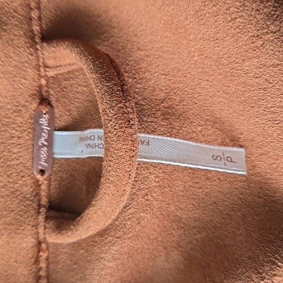 Free People Mia Faux Suede Moto Biker Jacket - Picture 7 of 8